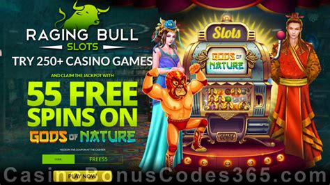 free spin codes for raging bull casino